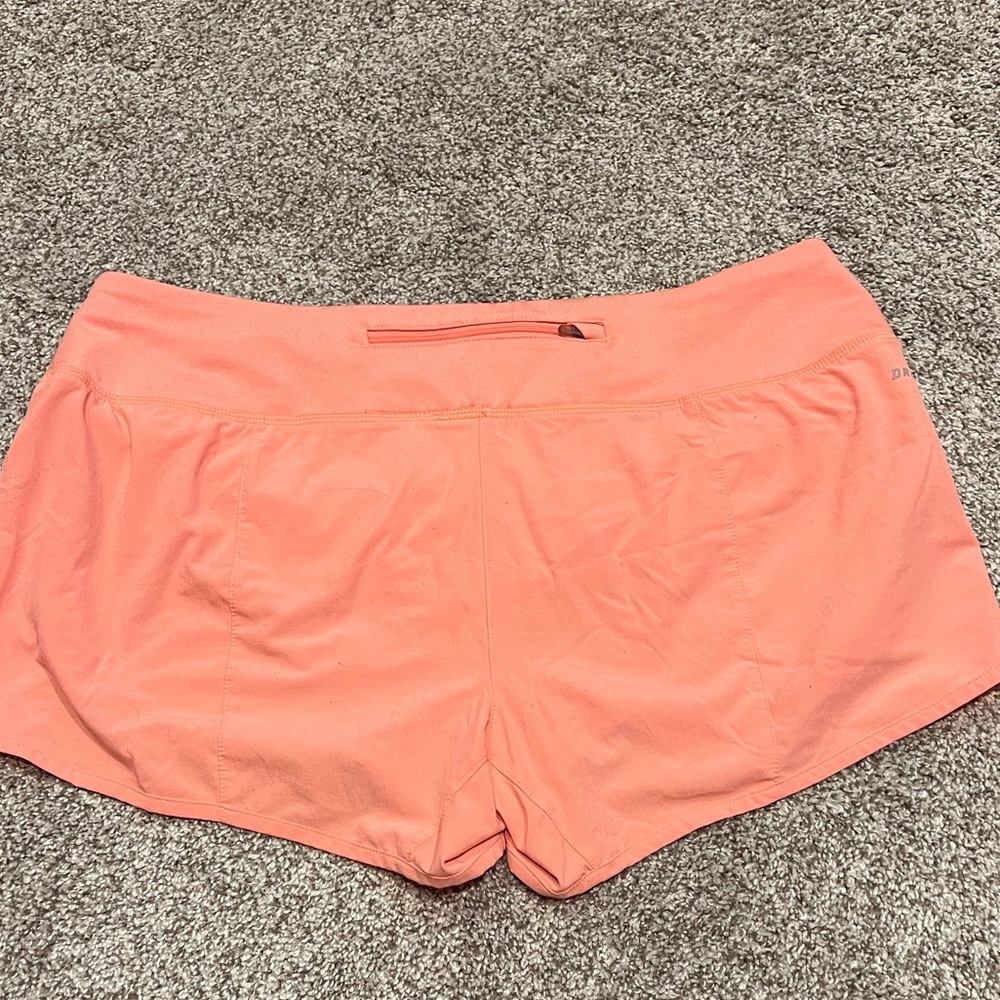 Light coral Nike running shorts - Picture 3 of 5